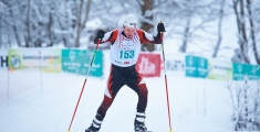 Special Olympics GaPa 2013 - Skilanglauf - 153 Florian Winkler auf der 7,5km Strecke