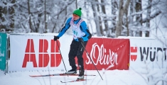 Special Olympics GaPa 2013 - Skilanglauf - 151 Kevin Burba auf der 7,5km Strecke